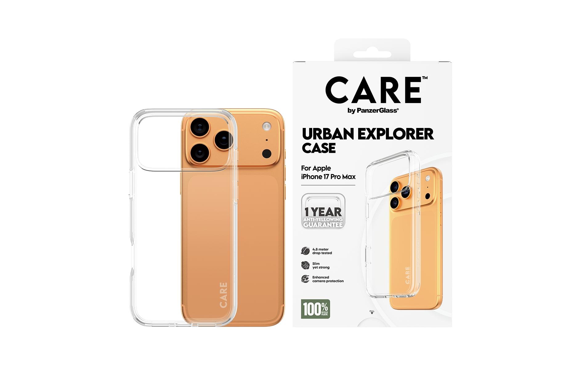 1918599_1 - Mediatech CARE Flagship Case Urban Combat MS für iPhone 17 Pro Max, Transparent