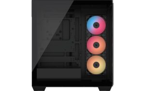 Corsair Midi Tower 3500X RSR ARGB TG Schwarz, inkl. 3 vorinstallierte Lüfter