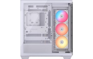 Corsair Midi Tower 3500X RSR ARGB TG Weiss, inkl. 3 vorinstallierte Lüfter