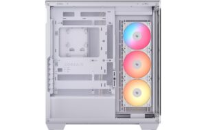 Corsair Midi Tower 3500X RSR ARGB TG Weiss, inkl. 3 vorinstallierte Lüfter