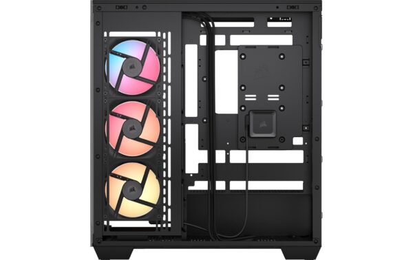 1919208_7 - Mediatech Corsair Midi Tower 3500X LXR LINK TG Schwarz, inkl. 3 vorinstallierte Lüfter