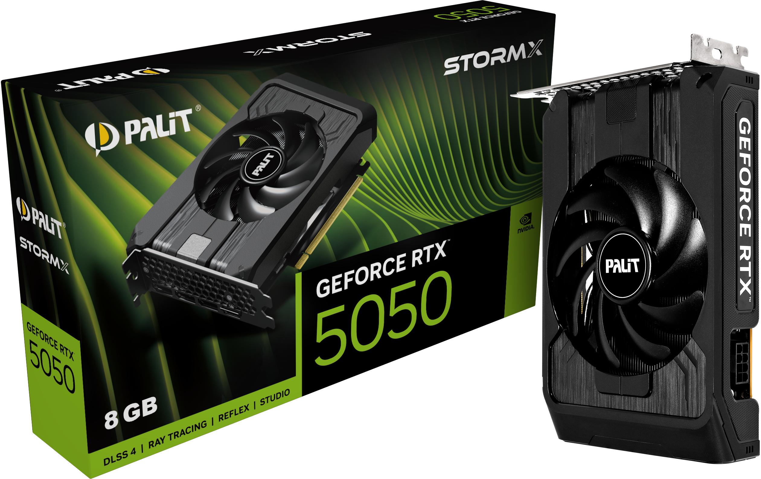 1919245 - Mediatech Palit RTX5050 StormX 8GB GDDR6 GeForce RTX5050, 3x DP, 1x HDMI kaufen Schweiz | Mediatech.ch