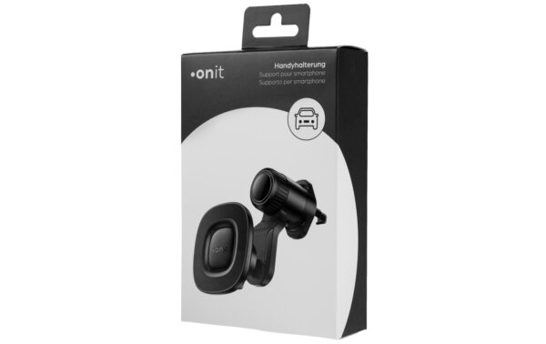 onit Fahrzeug-Magnethalterung schwarz, Schraubklemme