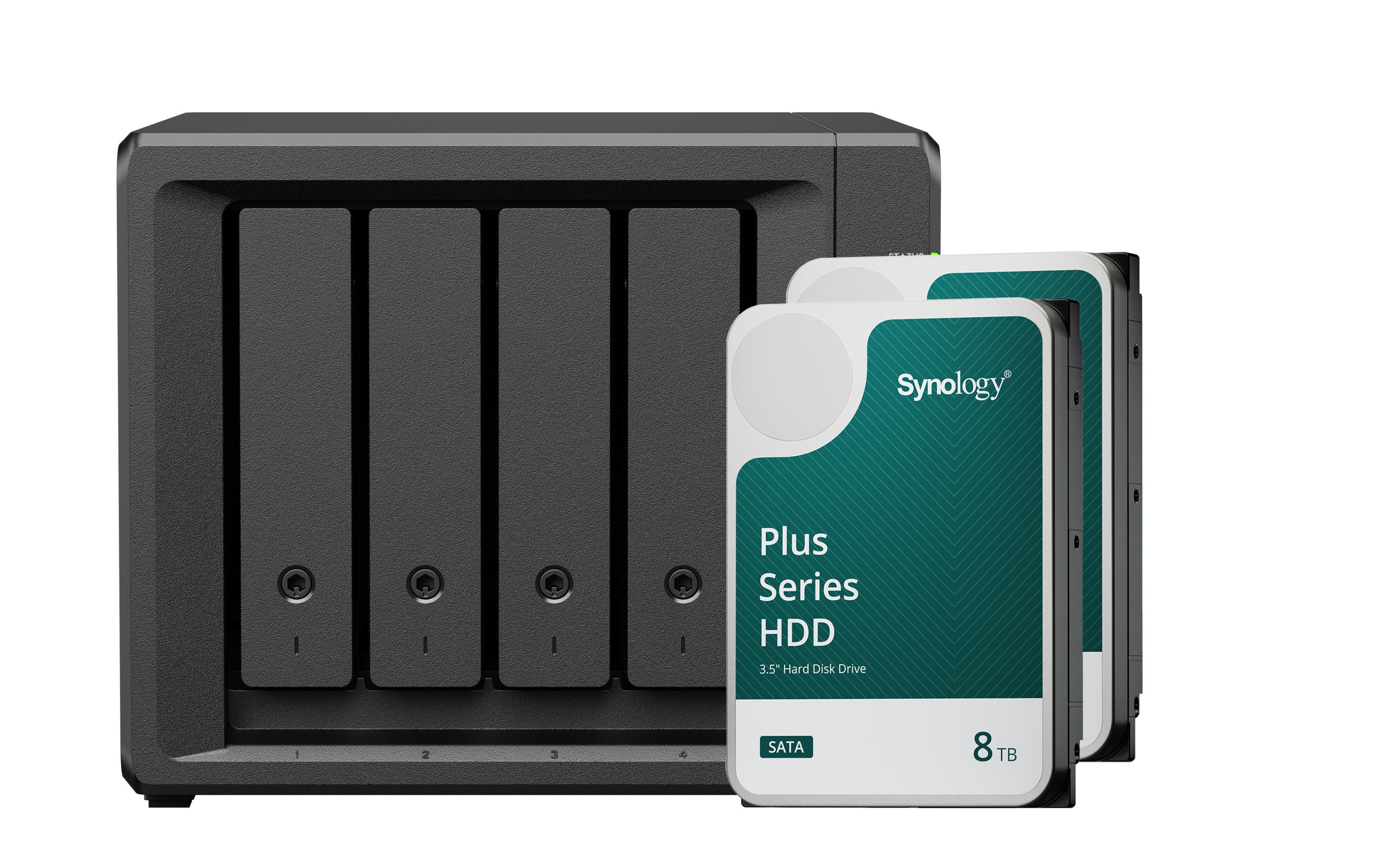 1920442 - Mediatech Synology DS425+, 4-bay NAS inkl. 2x 8TB HDD Synology Plus HAT33x kaufen Schweiz | Mediatech.ch