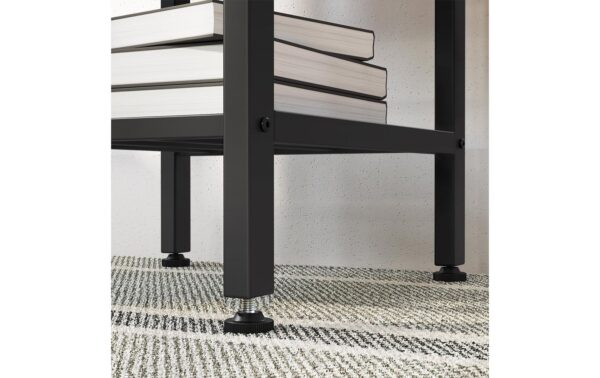 1920946_4 - Mediatech Vasagle Bartisch Industrial Braun-Schwarz 110x40x90 cm, Sperrholz, Stahl