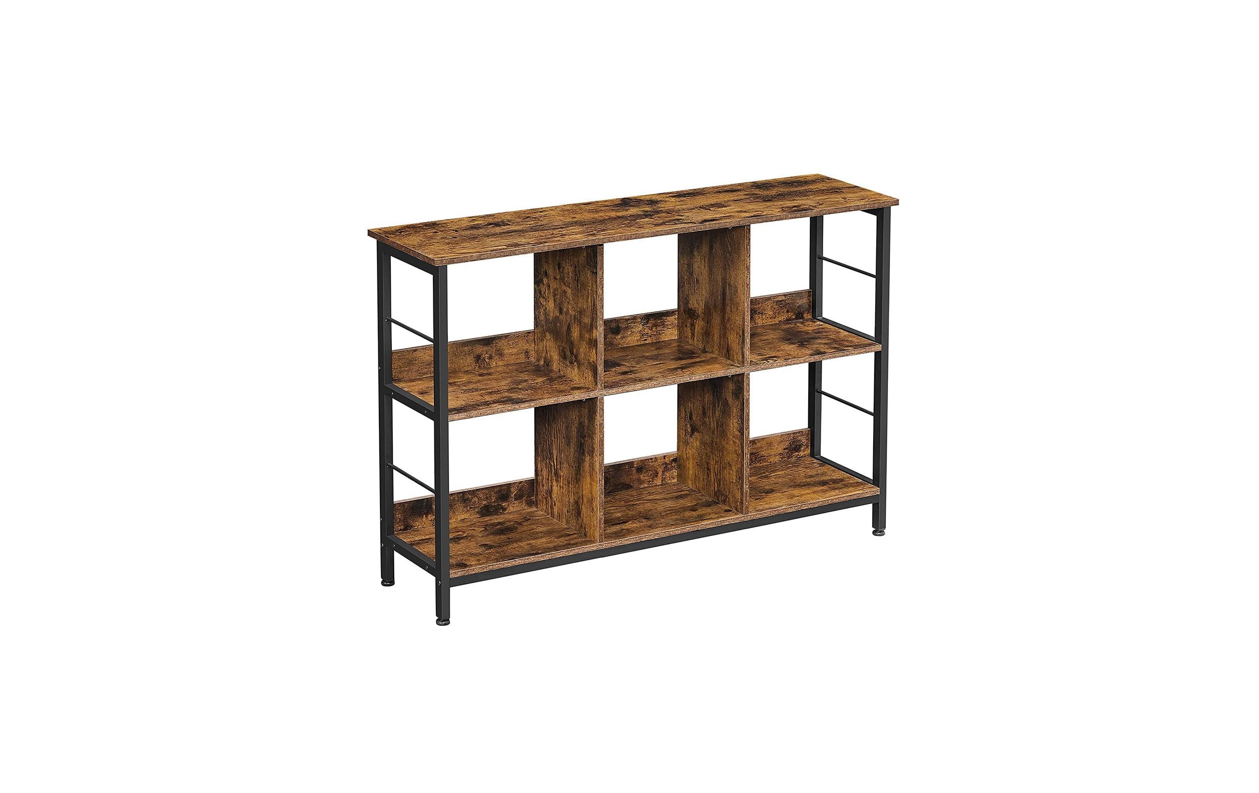 1920962 - Mediatech Vasagle Regal Industrial, 6 Fächer 120x33x80 cm, Spanplatte, Stahl kaufen Schweiz | Mediatech.ch