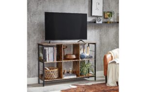 1920962_2 - Mediatech Vasagle Regal Industrial, 6 Fächer 120x33x80 cm, Spanplatte, Stahl