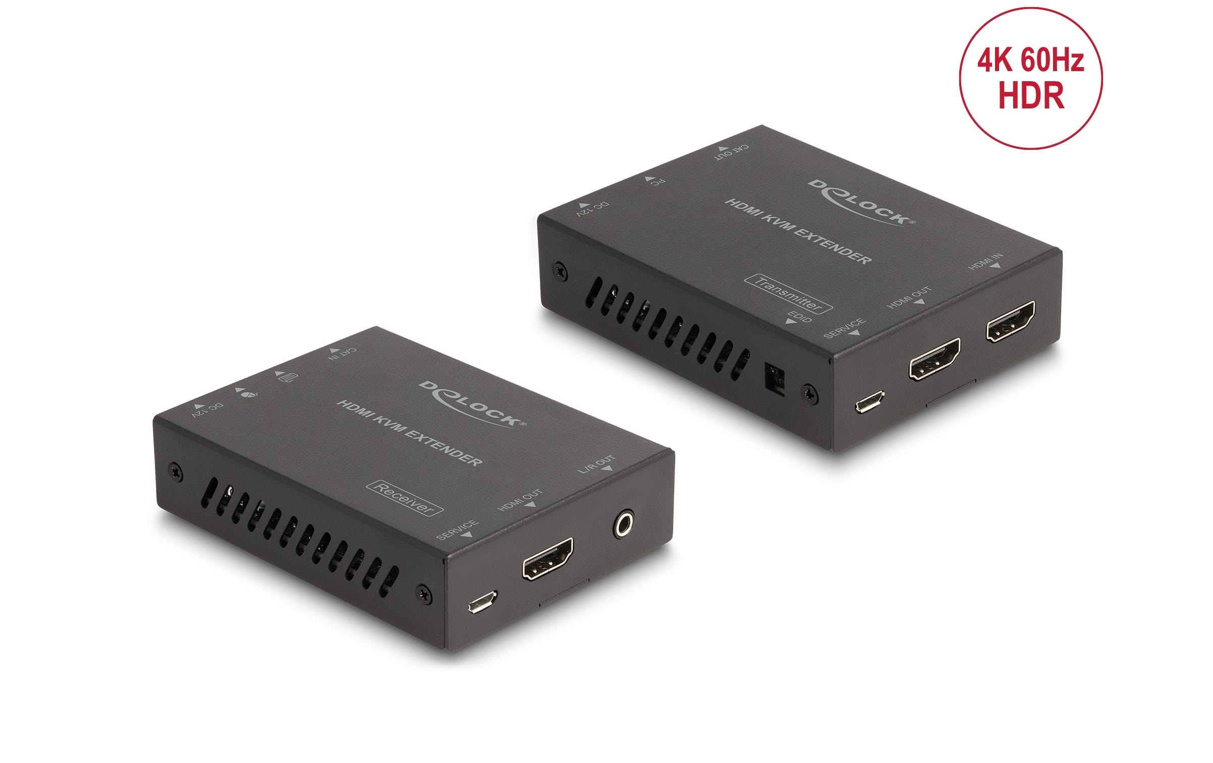 1921064_1 - Mediatech Delock HDMI Extender Set über Cat.6 Kabel 4K 60Hz, 70m