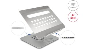 Delock 18457 Dockingstation USB-C 4K HDMI | Kartenleser | Hub | PD3.0