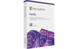 Microsoft 365 Family 6 User Box, Miete, Jahreslizenz, englisch