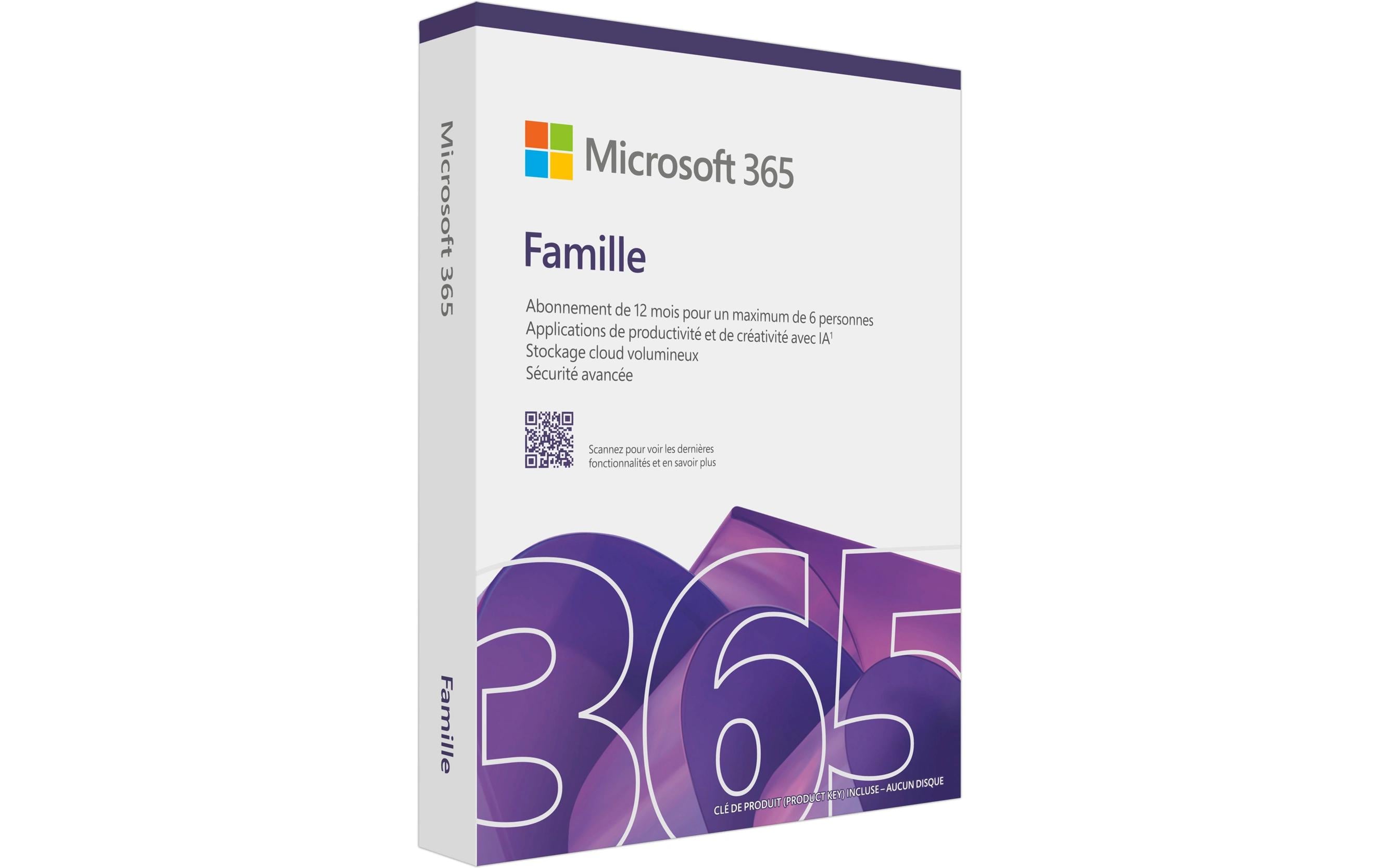 1921646 - Mediatech Microsoft 365 Family 6 User Box, Miete, Jahreslizenz, französisch