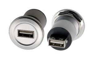 1925587_2 - Mediatech EXSYS EX-49191, Einbau-Adapter USB-A USB 2.0, Buchse-Buchse