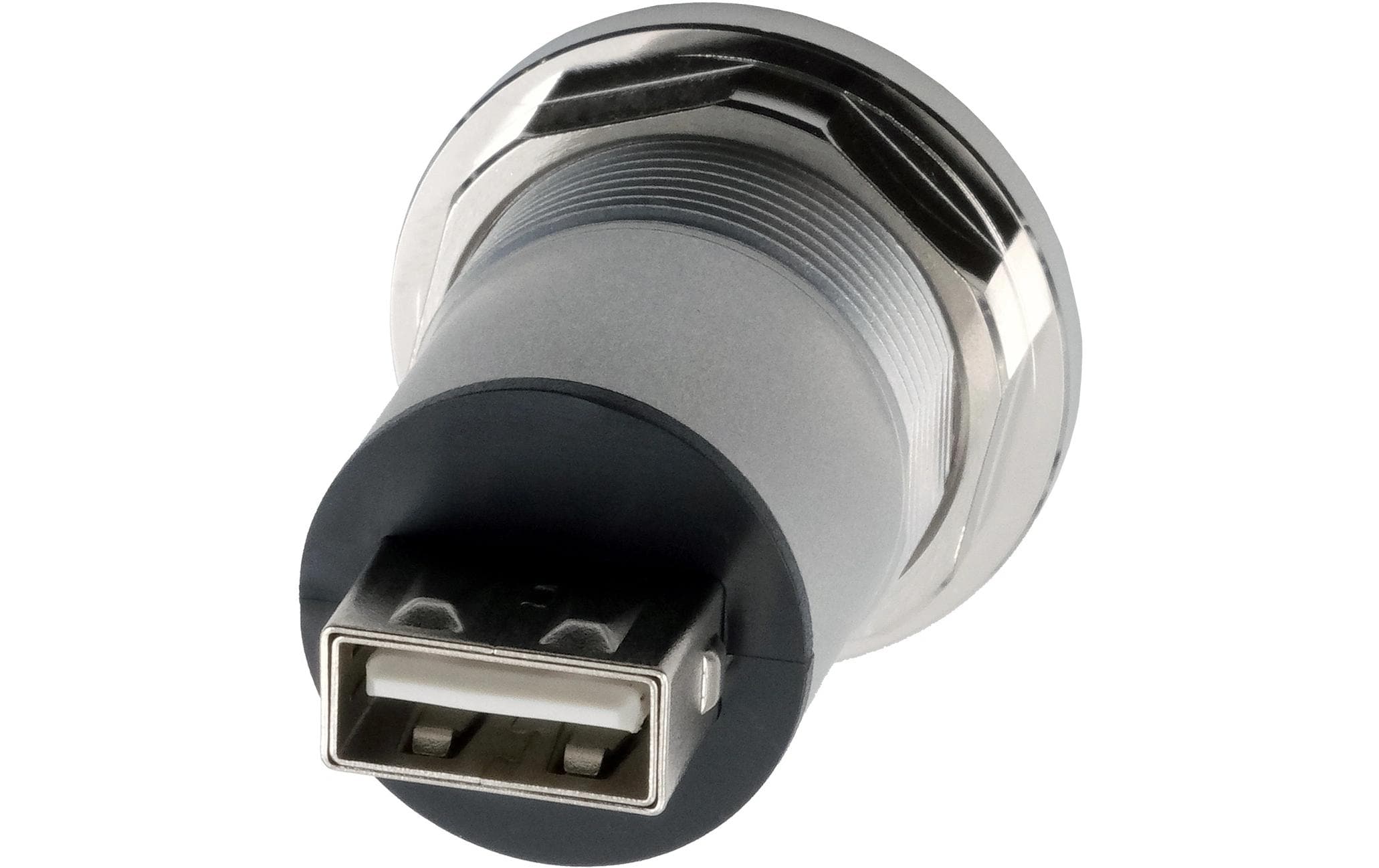 1925590_1 - Mediatech EXSYS EX-49194, Einbau-Adapter USB-C/USB-A USB 2.0, Buchse-Buchse