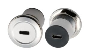 EXSYS EX-49195, Einbau-Adapter USB-C USB 3.2 Gen1, Buchse-Buchse