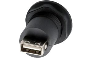 EXSYS EX-49213, Einbau-Adapter USB-B/USB-A USB 2.0, Buchse-Buchse