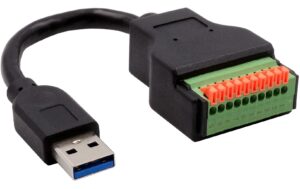 EXSYS EX-49127, USB-A Terminal Block Adap. USB 3.2, 10-pin Terminal Block