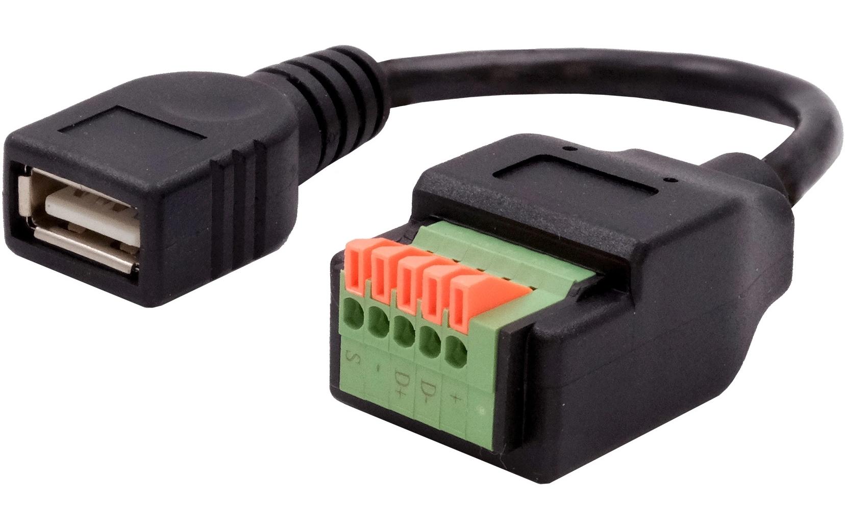 1925601 - Mediatech EXSYS EX-49128, USB-A Terminal Block Adap. USB 2.0, 5-pin Terminal Block kaufen Schweiz | Mediatech.ch