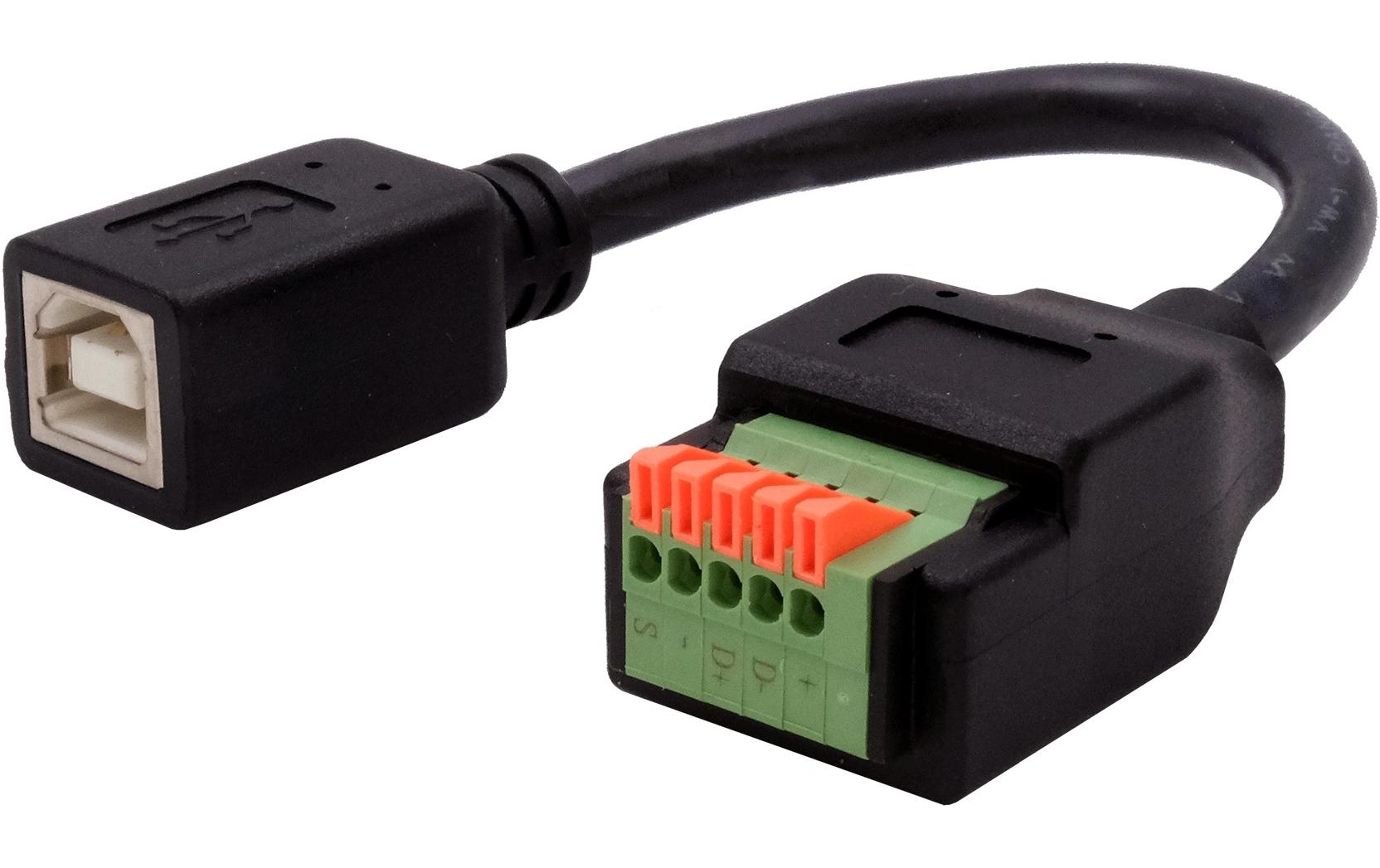 1925603 - Mediatech EXSYS EX-49130, USB-B Terminal Block Adap. USB 2.0, 5-pin Terminal Block kaufen Schweiz | Mediatech.ch