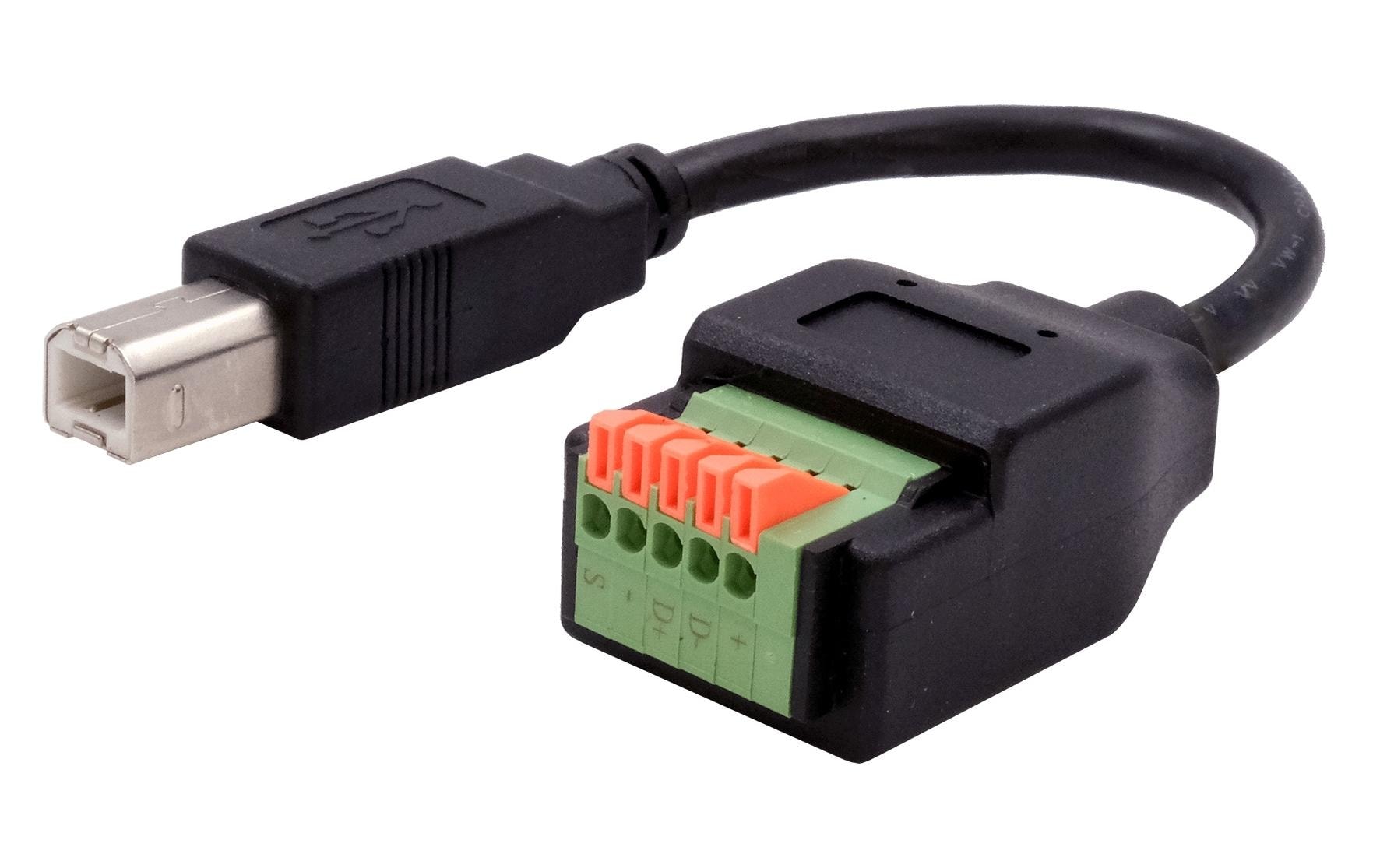 1925604 - Mediatech EXSYS EX-49131, USB-B Terminal Block Adap. USB 2.0, 5-pin Terminal Block kaufen Schweiz | Mediatech.ch