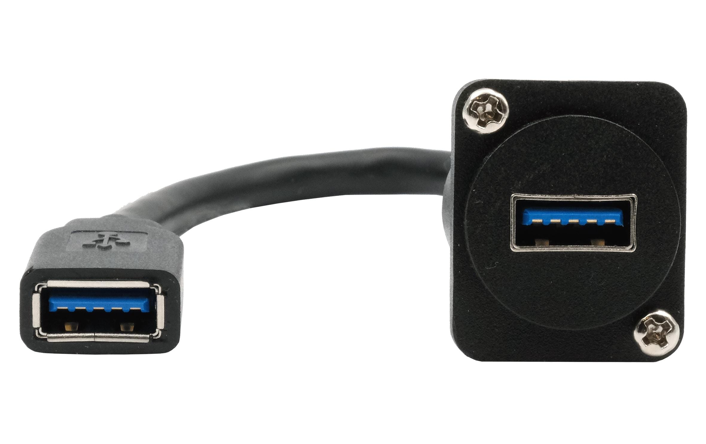 1925606_1 - Mediatech EXSYS EX-49165, D-Typ Adapter USB-A USB 3.2 Gen1, Buchse-Buchse, 20cm