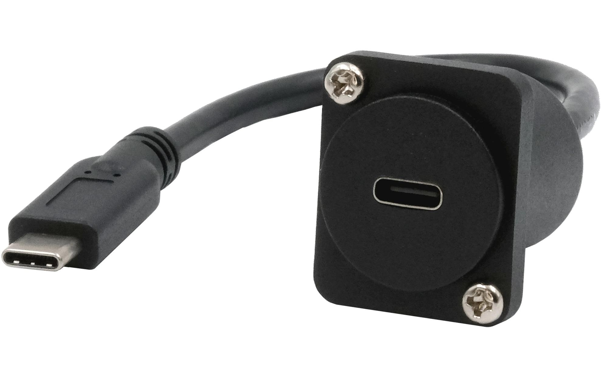 1925607 - Mediatech EXSYS EX-49166, D-Typ Adapter USB-C USB 3.2 Gen2, Buchse-Stecker, 20cm kaufen Schweiz | Mediatech.ch