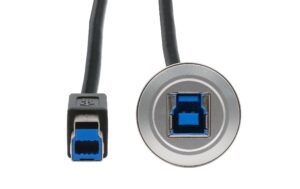 EXSYS EX-49187, Einbau-Adapter USB-B USB 3.2 Gen1, Buchse-Stecker, 30cm