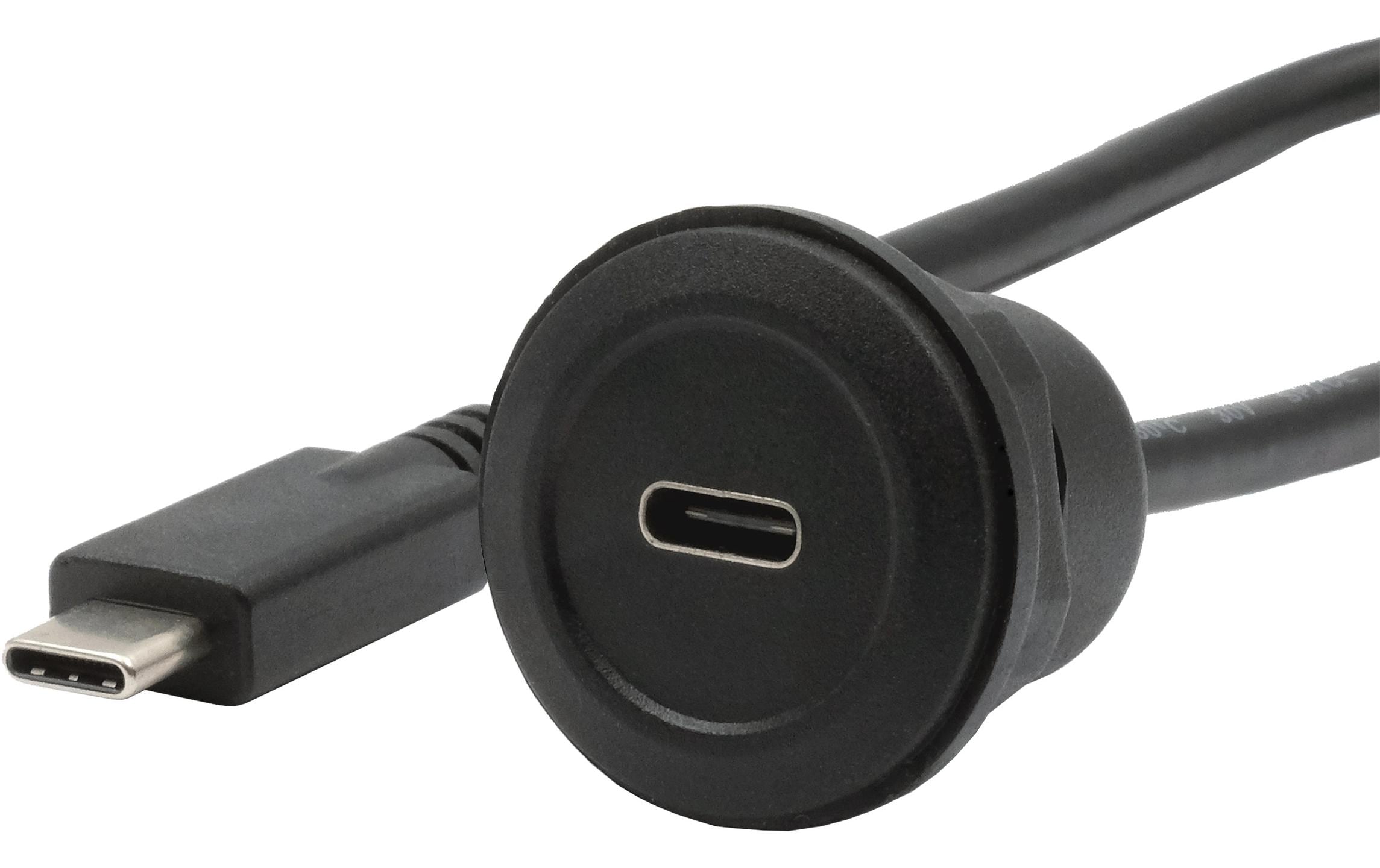 1925614 - Mediatech EXSYS EX-49222, Einbau-Adapter USB-C USB 3.2 Gen2, Buchse-Stecker, 30cm kaufen Schweiz | Mediatech.ch
