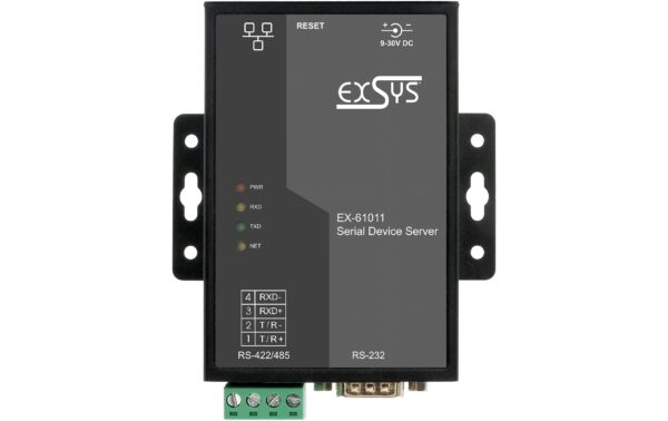 1925797_2 - Mediatech EXSYS EX-61011, Server 1xRS232/422/485 Serial Device Server 1x RS232/422/485