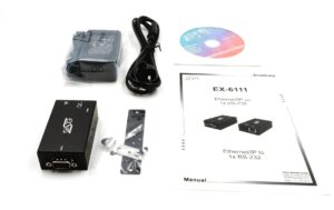1925798_2 - Mediatech EXSYS EX-6111-2, Geräteserver 1x RS232 Serial Device Server inkl. Netzteil