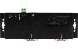 1925804_3 - Mediatech EXSYS EX-6122-2, Server 2xRS232/422/485 Serial Device Server inkl. Netzteil