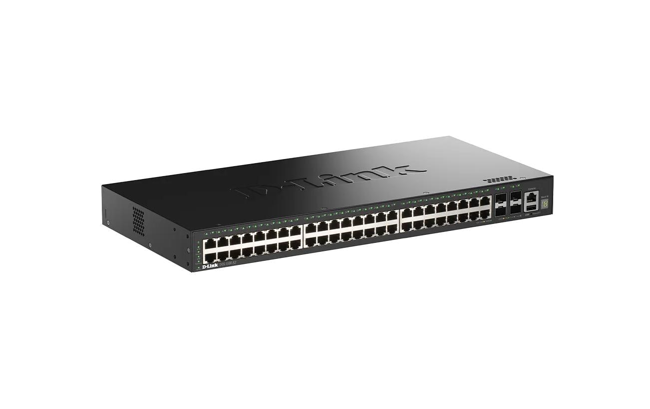1927869 - Mediatech D-Link DGS-1530-52/E: 52 Port Smart Switch 48x Gigabit, 4x 10G SFP+, Stackabel kaufen Schweiz | Mediatech.ch