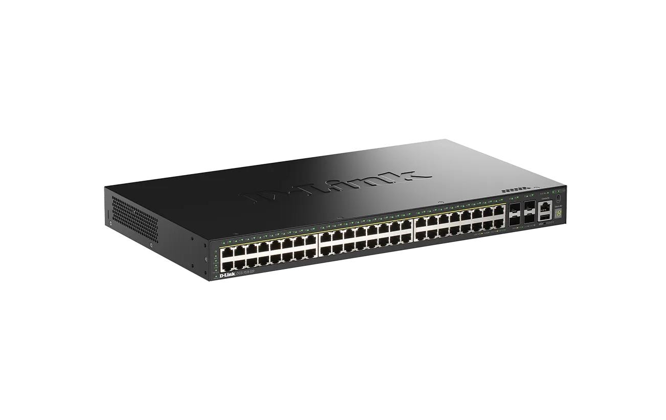 1927870 - Mediatech D-Link DGS-1530-52P/E:52-P PoE Smart Switch 48x Gigabit P, 4x 10G SFP+, Stackabel kaufen Schweiz | Mediatech.ch