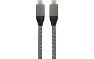 EXSYS EX-K1596-1.0, USB3.2 C-C, 1m, 100W grau ,20 Gbit, USB-C Stecker USB-C Stecker