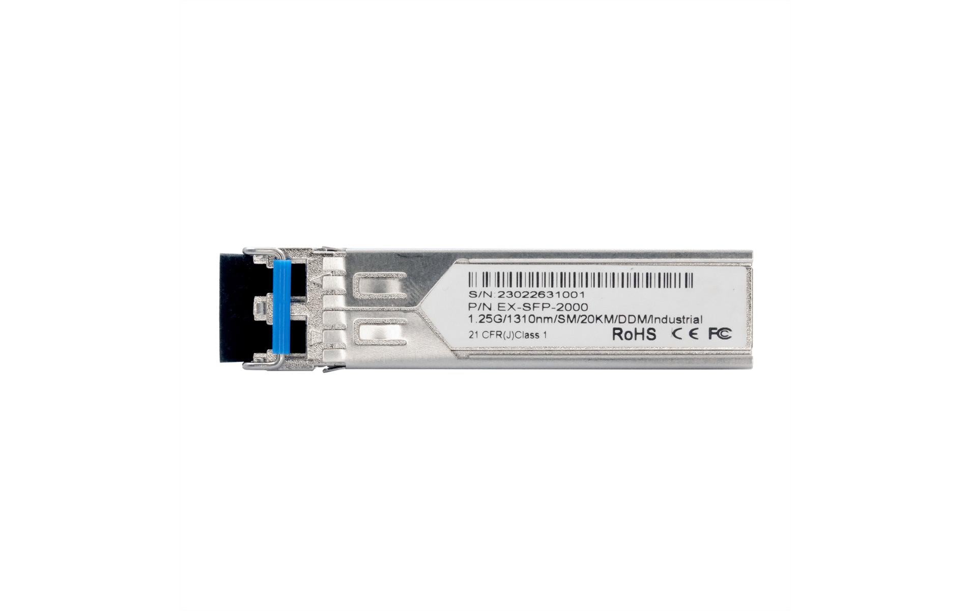 1928371_1 - Mediatech EXSYS EX-SFP-2000, SFP Transceiver LC, Duplex, Singlemode,20km,-40°C bis +85°C