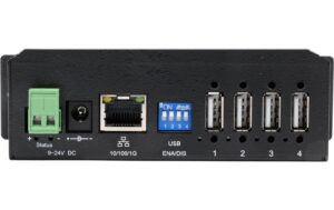 1928376_1 - Mediatech EXSYS EX-6003HMVS, IP USB2.0 Server 4x USB 2.0, 15KV ESD, Metallgehäuse