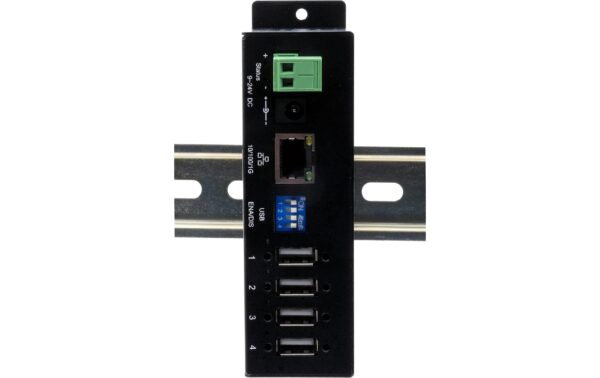 1928376_3 - Mediatech EXSYS EX-6003HMVS, IP USB2.0 Server 4x USB 2.0, 15KV ESD, Metallgehäuse