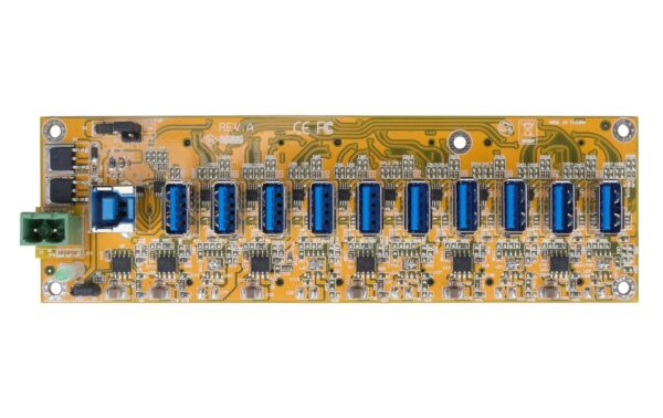 EXSYS EX-1110HMVS-PL, 10x USB3.2, Platine 15KV ESD Schutz, nur Platine