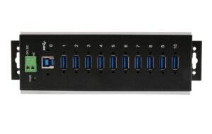 1928380_2 - Mediatech EXSYS EX-1110HMVS-WT, 10xUSB3.2, Metall HUB 15KV ESD Schutz, -40°C bis +85°C