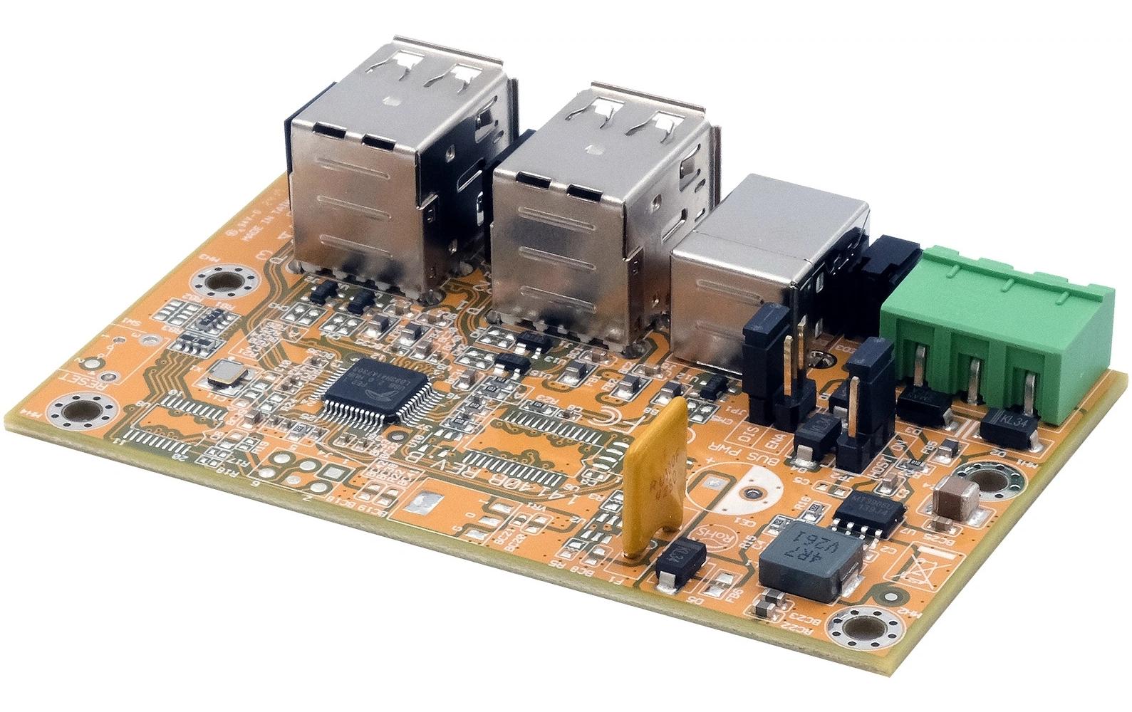 1928387 - Mediatech EXSYS EX-1163HMS-PL, 4x USB2.0, HUB-Platine 15KV ESD Schutz, nur Platine kaufen Schweiz | Mediatech.ch