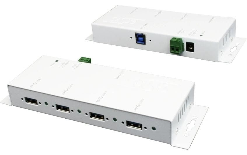 1928395 - Mediatech EXSYS EX-1183HMVS-2W, 4x USB3.2, Metall HUB 15KV ESD Schutz, weisses Gehäuse kaufen Schweiz | Mediatech.ch