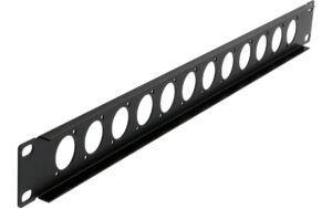 1928545_1 - Mediatech EXSYS EX-49298,19 D-Typ Patchpanel, 12Port 1HE, schwarz, XLR
