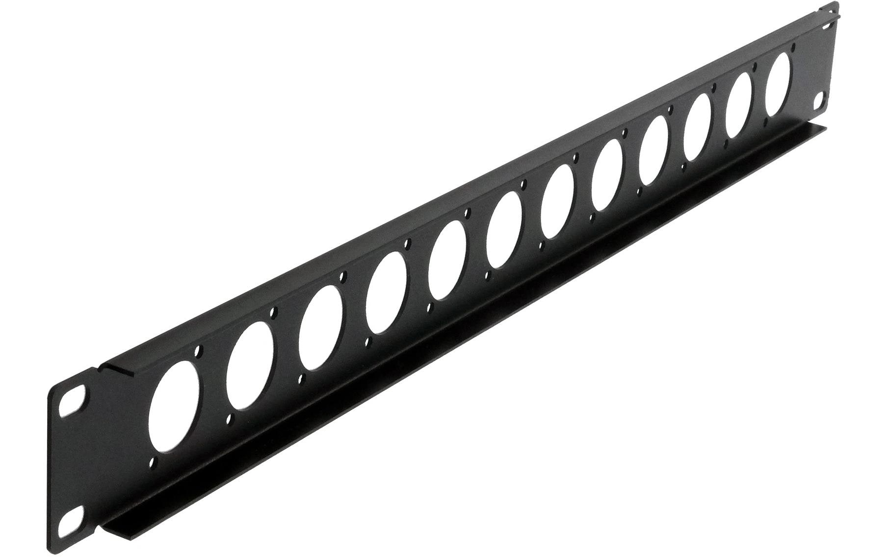 1928545_1 - Mediatech EXSYS EX-49298,19 D-Typ Patchpanel, 12Port 1HE, schwarz, XLR