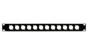 1928545_2 - Mediatech EXSYS EX-49298,19 D-Typ Patchpanel, 12Port 1HE, schwarz, XLR