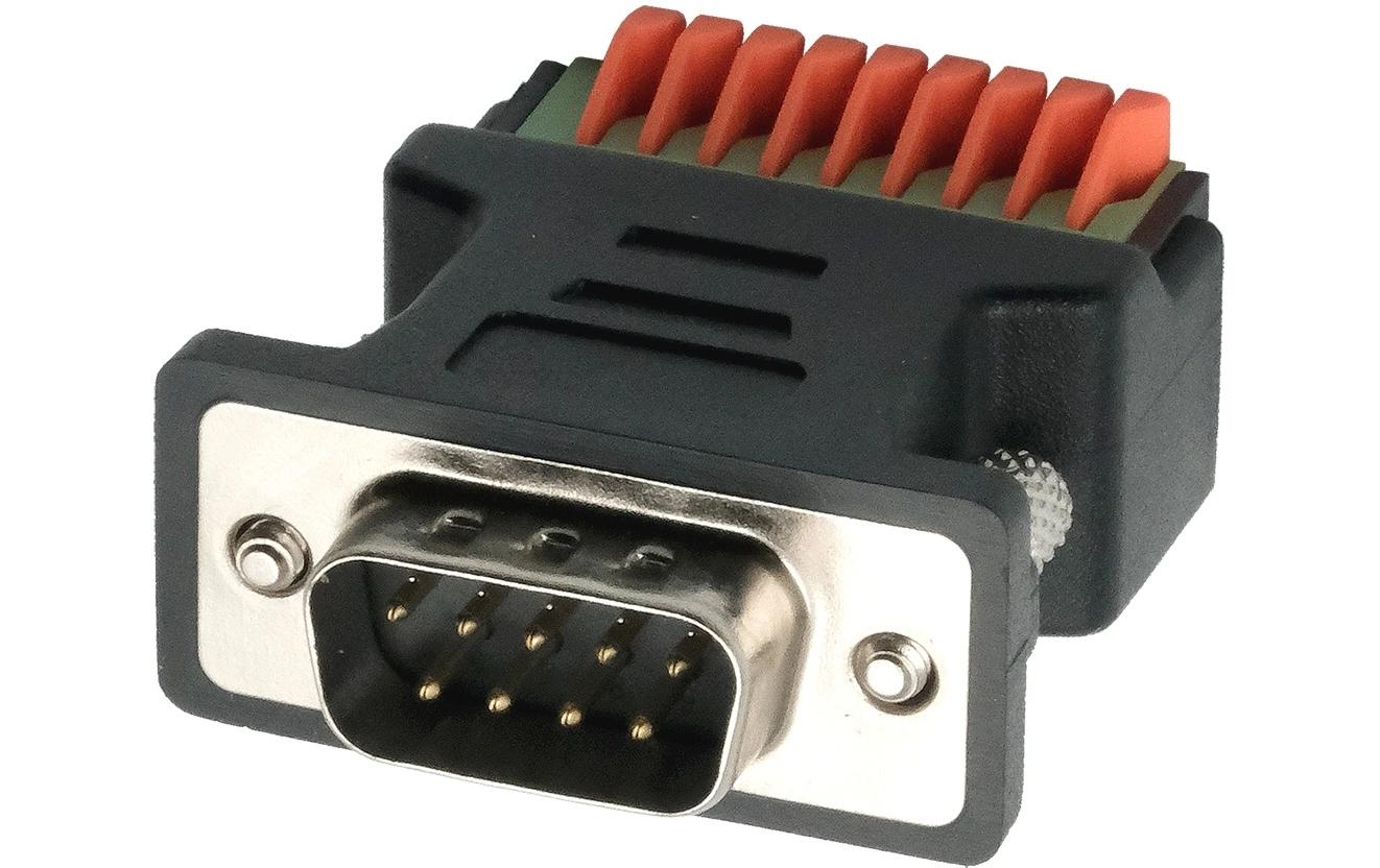 1928550 - Mediatech EXSYS EX-49110, DB9 zu Terminal Block, 9Pin Adapter 9-pin Stecker/9-pin Terminal Block kaufen Schweiz | Mediatech.ch