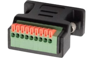 1928550_1 - Mediatech EXSYS EX-49110, DB9 zu Terminal Block, 9Pin Adapter 9-pin Stecker/9-pin Terminal Block