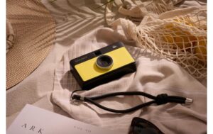 NUVINT Digitalkamera Soft Yellow 