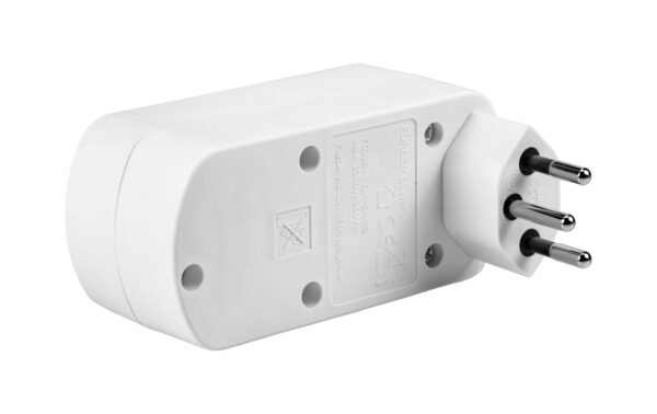 F.power Mehrfachadapter Flexo 3xT13 3xT13,drehbar, weiss