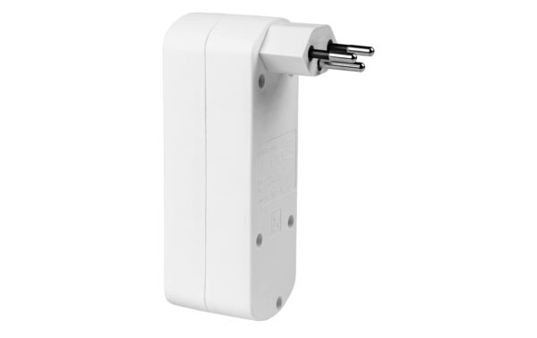 F.power Mehrfachadapter Flexo 4xT13 4xT13,drehbar, weiss