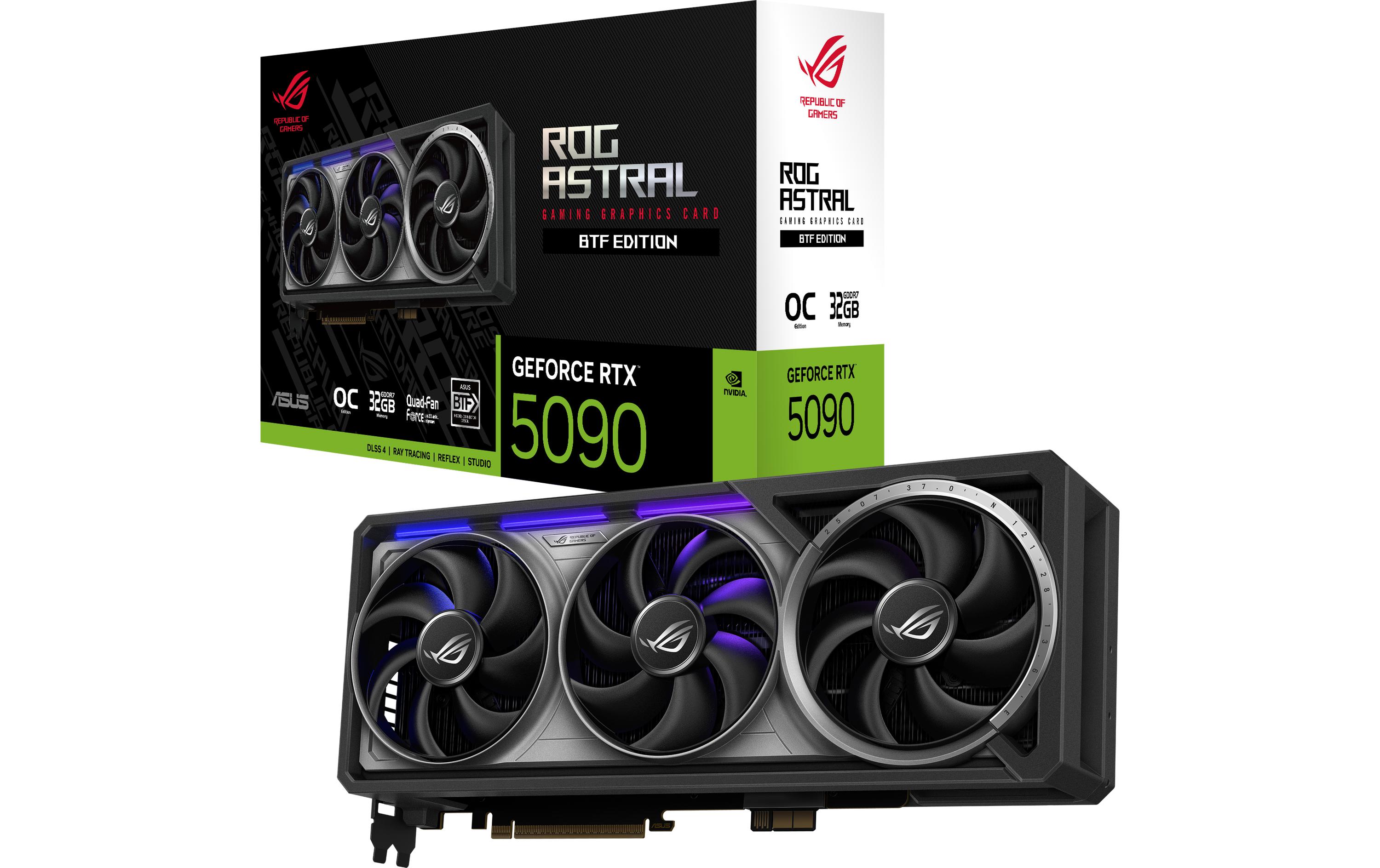 1929952 - Mediatech ASUS ROG Astral RTX5090 O32G BTF GAM, GDDR7 GeForce RTX5090 O32G, 3x DP,2x HDMI