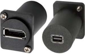 1929967_2 - Mediatech EXSYS EX-49169, D-Typ Adapter DP zu miniDP Buchse zu Buchse, DP zu miniDP